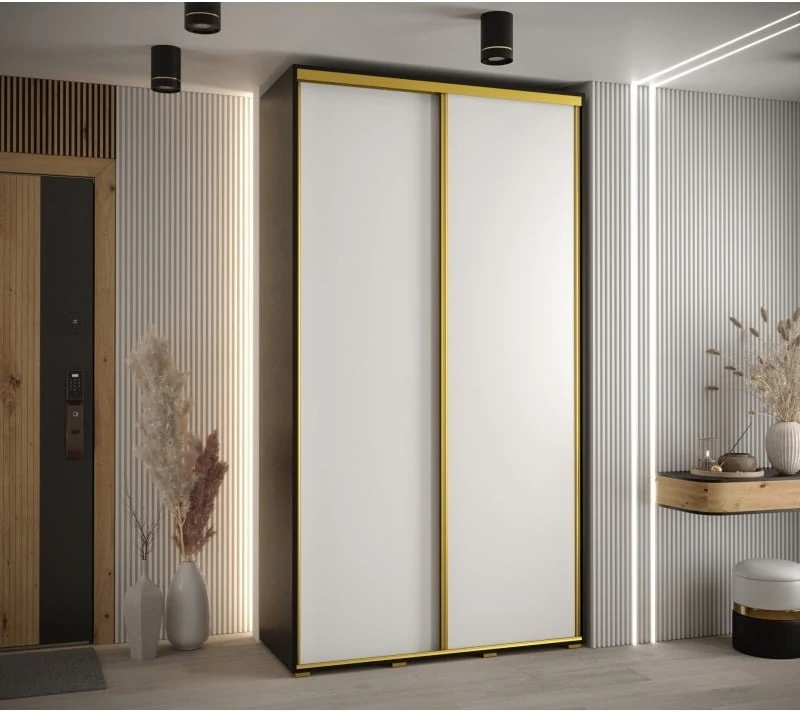 Šatní skříň s posuvnými dveřmi Davos 1 140, hloubka 45 cm