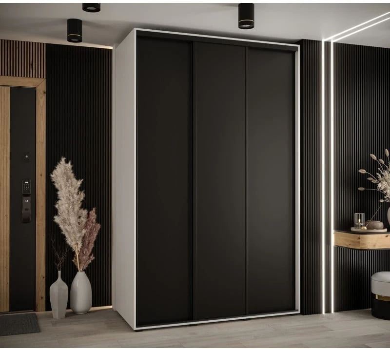 Šatní skříň s posuvnými dveřmi Davos 1 150, hloubka 60 cm