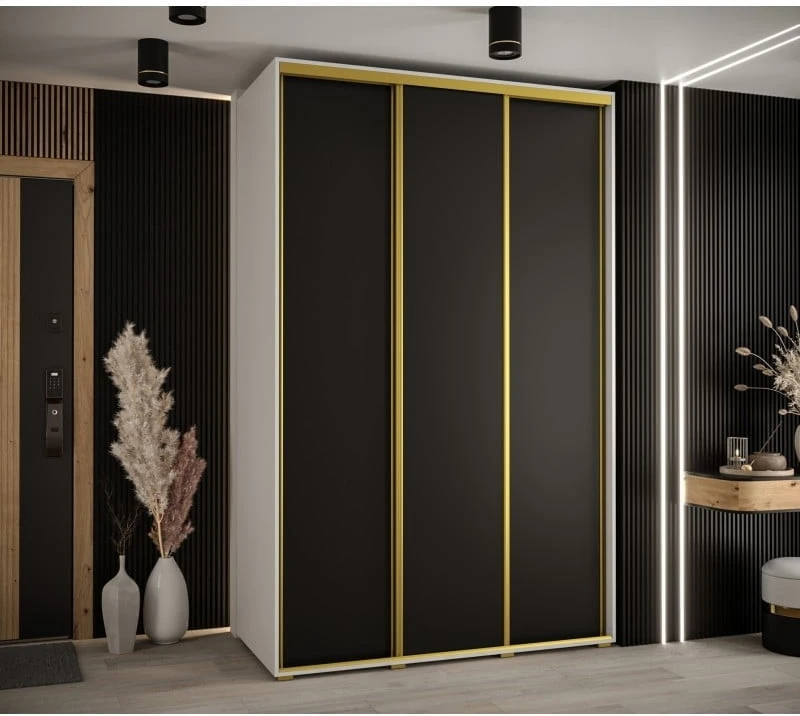 Šatní skříň s posuvnými dveřmi Davos 1 150, hloubka 60 cm