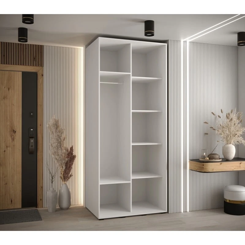 Šatní skříň s posuvnými dveřmi Davos 2 120, hloubka 60 cm