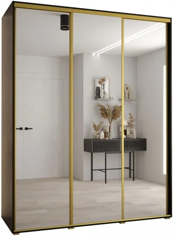 Šatní skříň s posuvnými dveřmi Davos 2 190, hloubka 60 cm