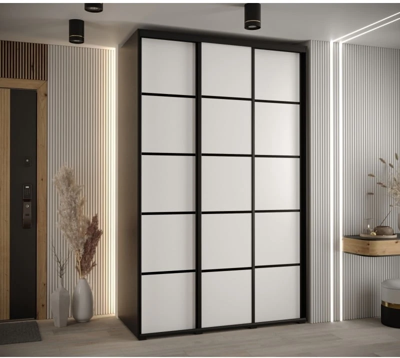 Šatní skříň s posuvnými dveřmi Davos 4 150 cm 60 cm hloubky
