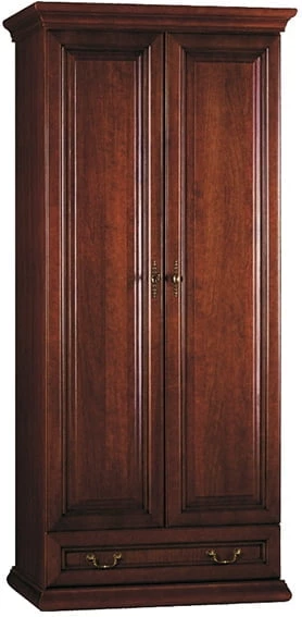 Dwudrzwiowa szafa z szufladą w klasycznym stylu do sypialni Rainer