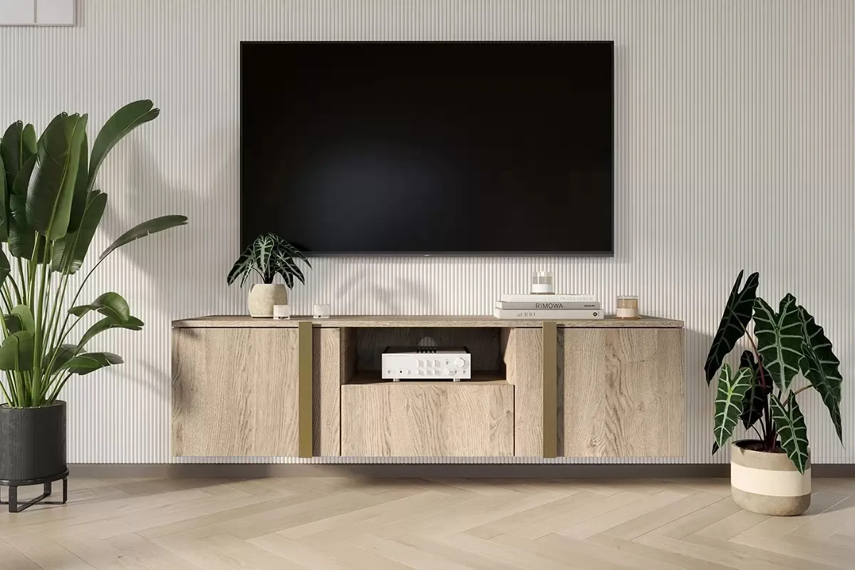 TV stolík závesný Verica 150 cm — 2