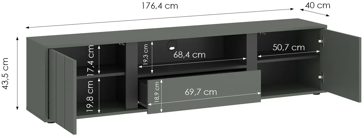 TV stolík Urban Box — 6