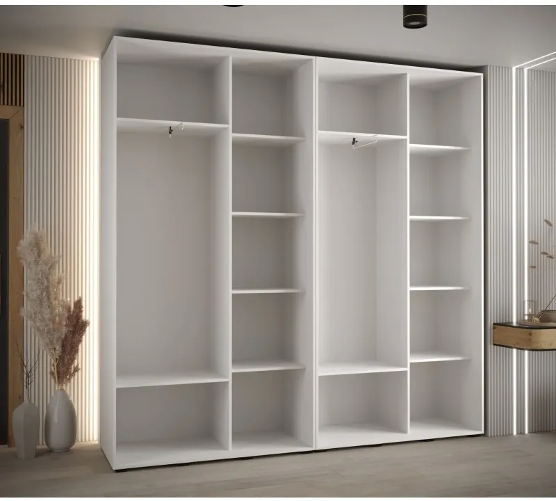 Skriňa s posuvnými dverami so zrkadlom Davos 5 240 45 cm hĺbky — 3