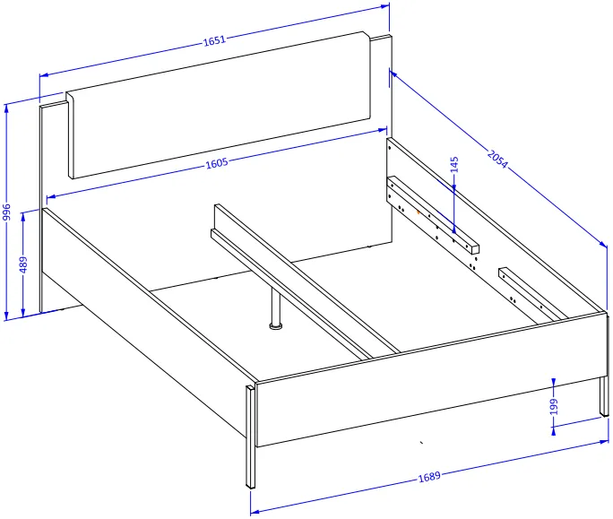 Posteľ 160 Jukon S — 4