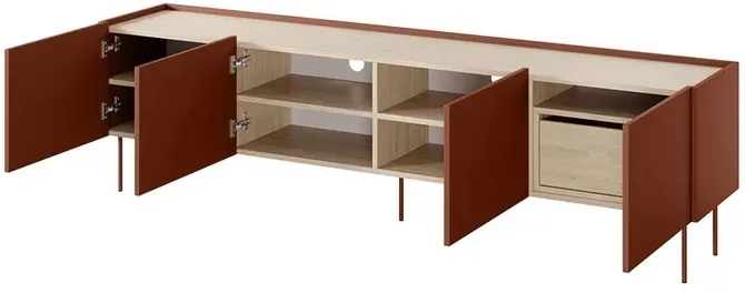 TV stolík Desin 220 cm so zásuvkou — 3