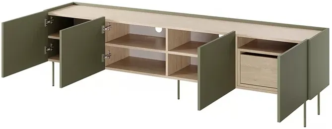 TV stolík Desin 220 cm so zásuvkou — 3