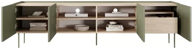 TV stolík Desin 220 cm so zásuvkou — 6