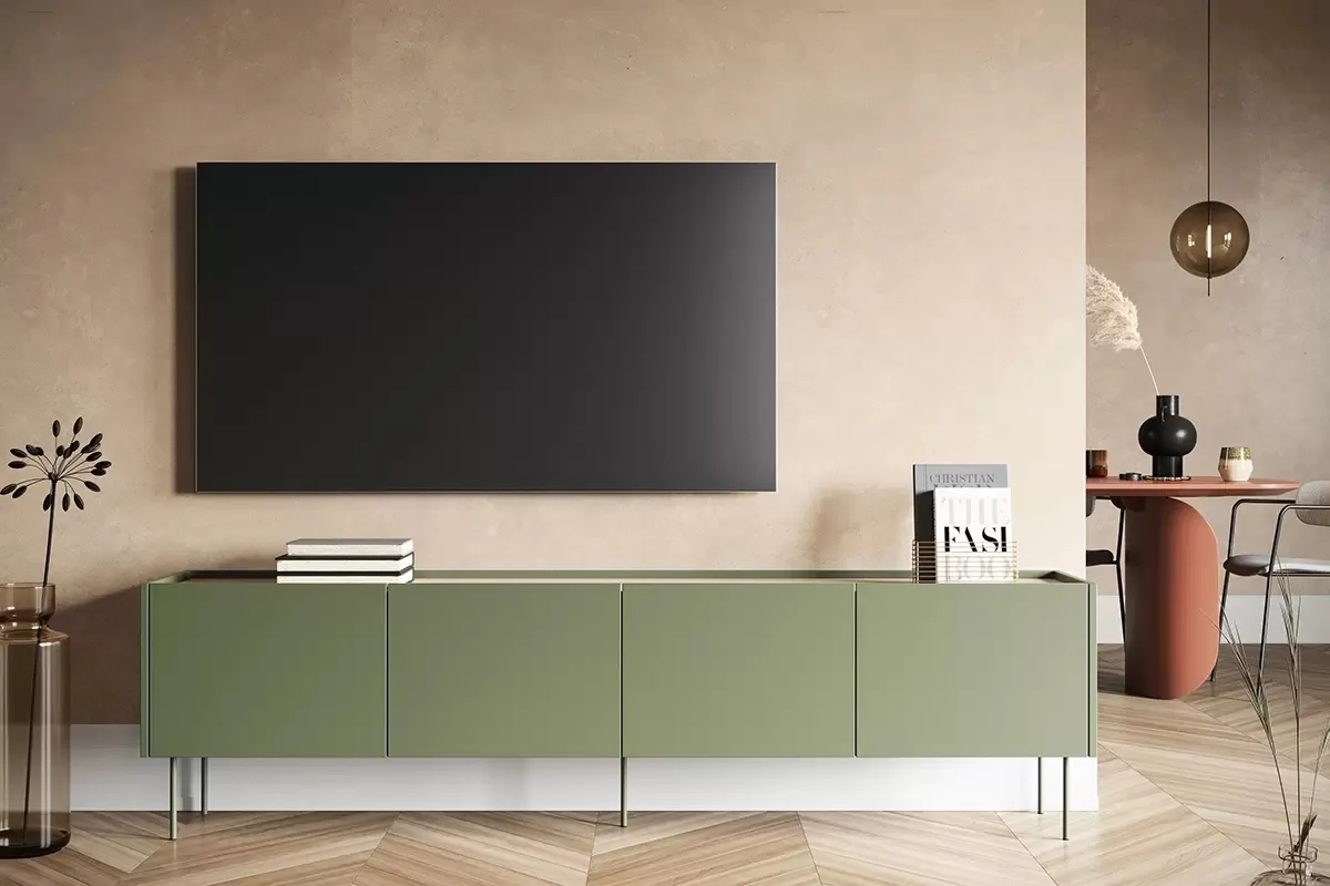 TV stolík Desin 220 cm so zásuvkou — 2