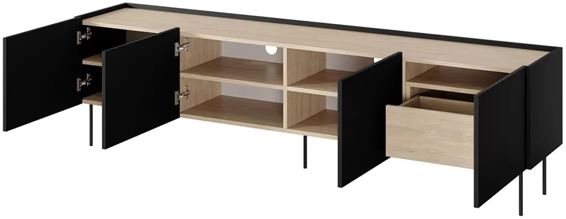 TV stolík Desin 220 cm so zásuvkou — 7