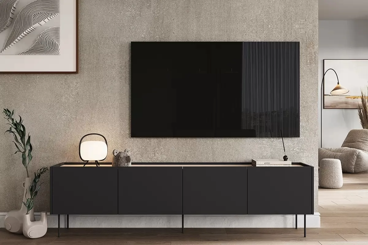 TV stolík Desin 220 cm so zásuvkou — 2