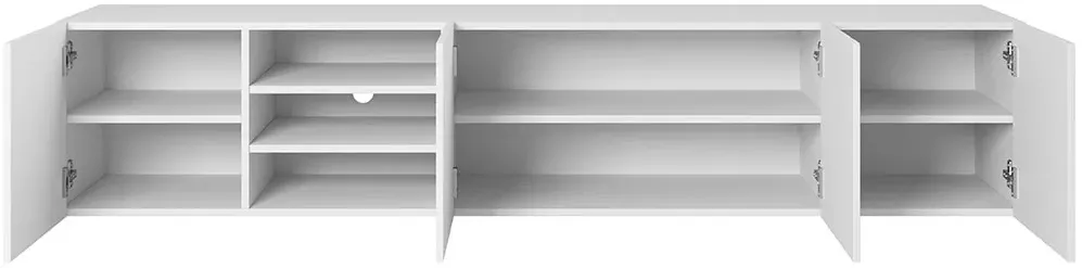 TV stolík závesný s výklenkom Asha 200 cm — 5
