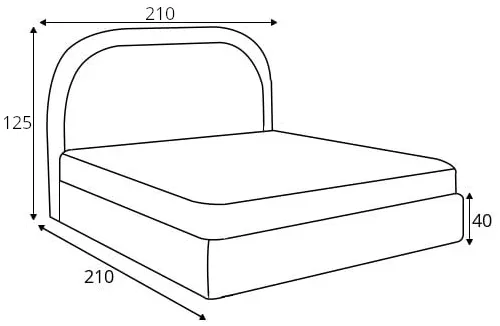 Posteľ 200 Milo — 3