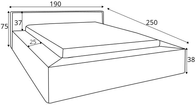 Posteľ 140 Modu — 3
