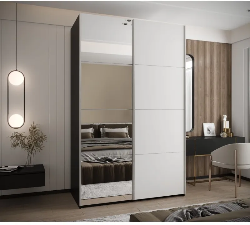 Skriňa s posuvnými dverami so zrkadlom Lux 3 150 — 2