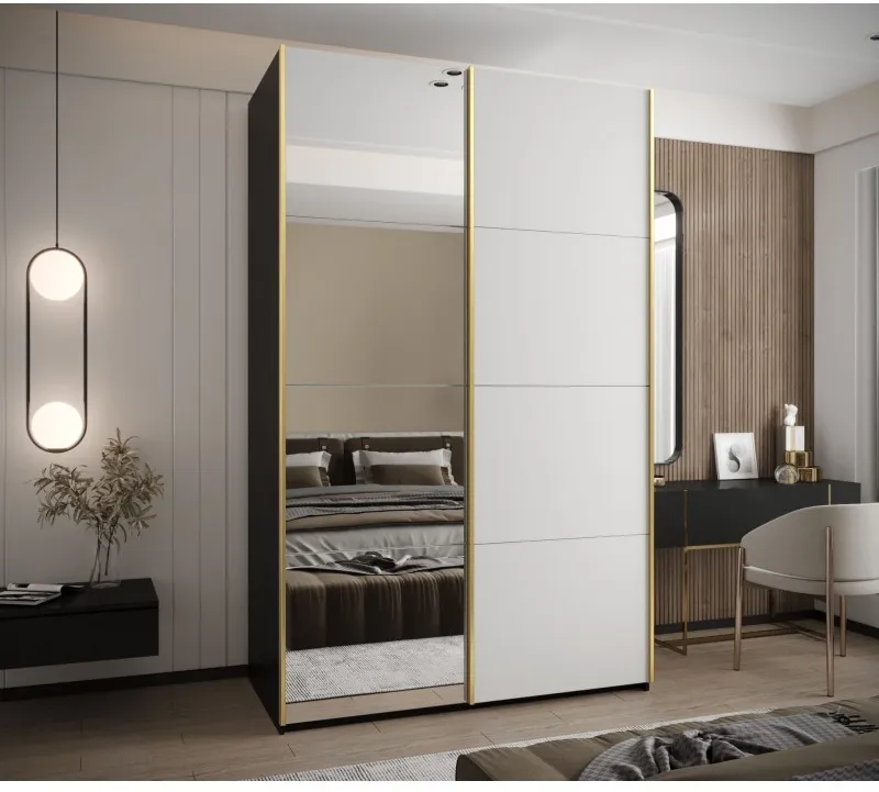 Skriňa s posuvnými dverami so zrkadlom Lux 3 150 — 2