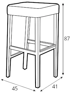Barová stolička Wilton 87 — 4