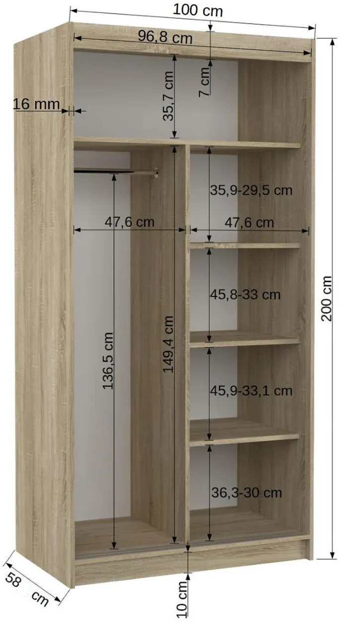 Skriňa Asten 100 — 4