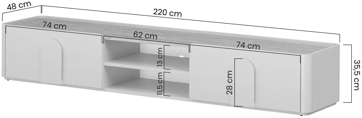 TV stolík 220 Amilio — 4