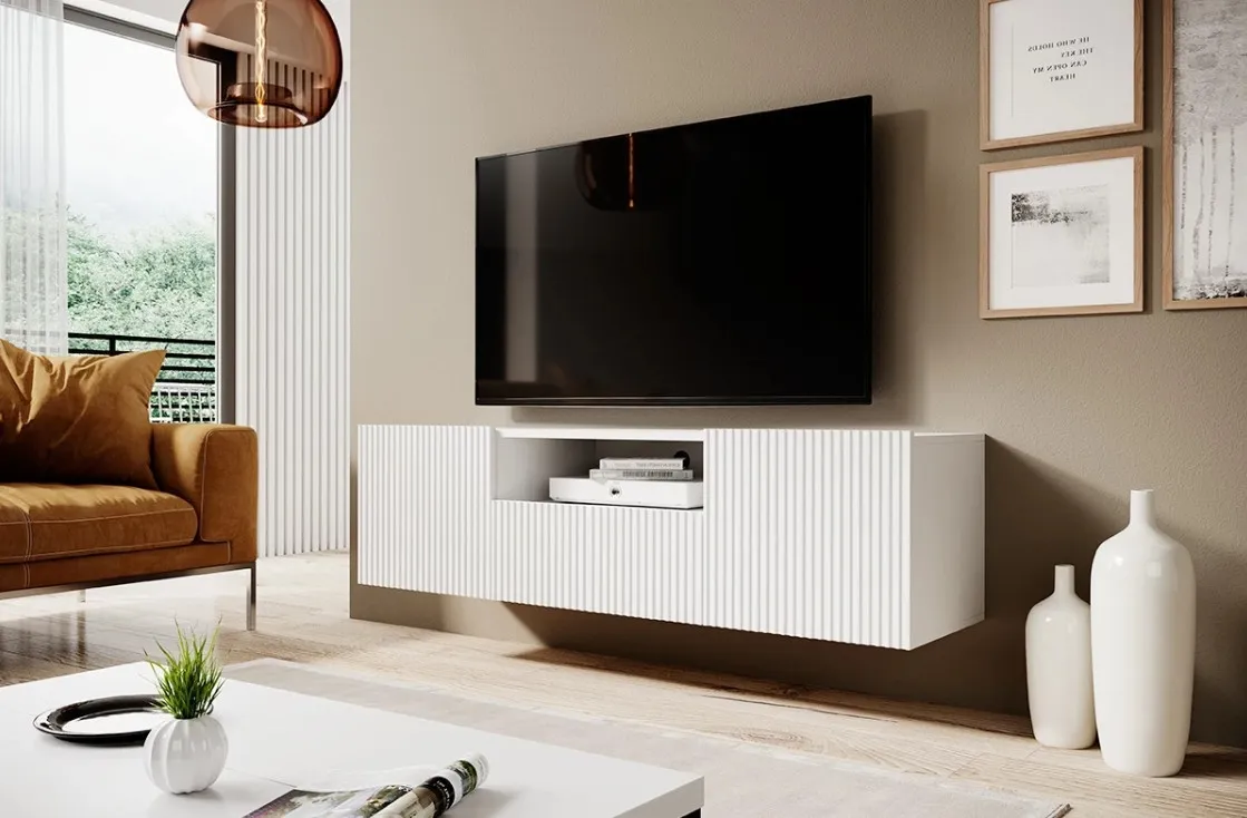 TV stolík závesný s výklenkom Nicole 150 cm — 2