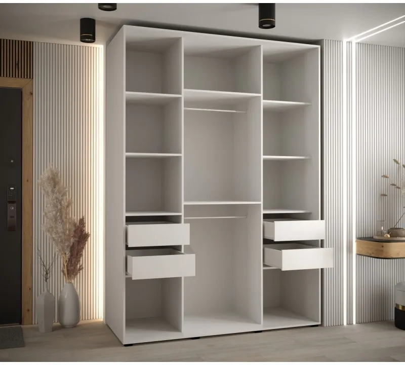 Skriňa s posuvnými dverami Davos 2 160 60 cm hĺbky — 2