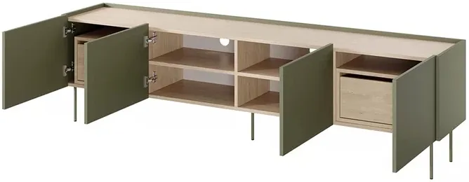 TV stolík Desin 220 cm s 2 zásuvkami — 6