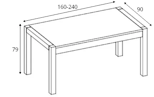 Rozkladací stôl Aktiv  — 6