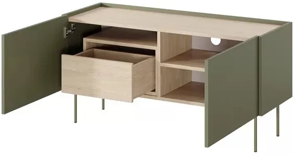 TV stolík Desin 120 cm so zásuvkou — 7