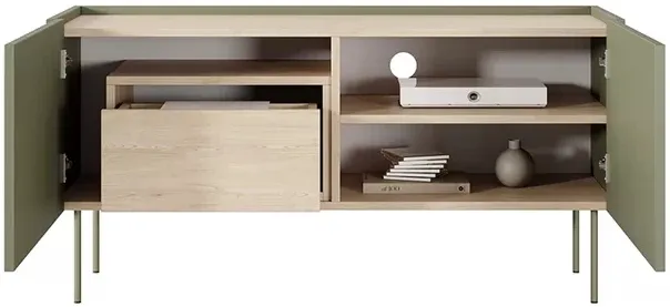 TV stolík Desin 120 cm so zásuvkou — 6