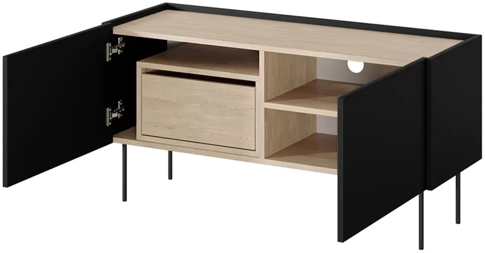 TV stolík Desin 120 cm so zásuvkou — 3