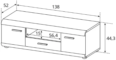 TV stolík Link — 2
