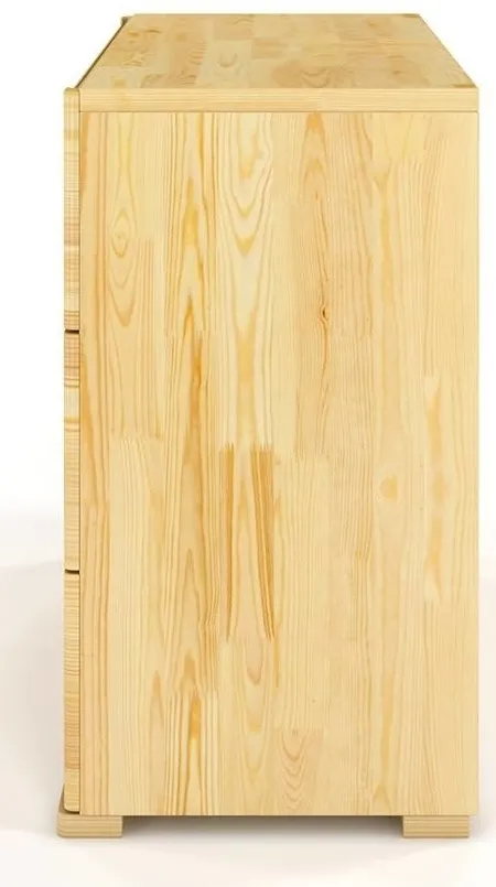Borovicová komoda s 3 zásuvkami do spálne Sparta — 4