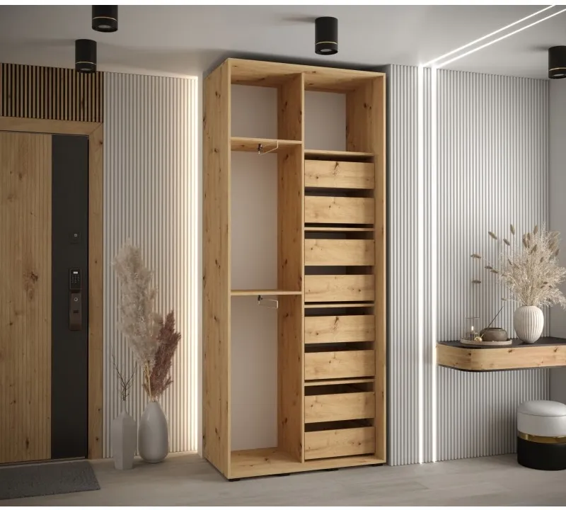Skriňa s posuvnými dverami Davos 1 110 cm 45 cm hĺbky — 3