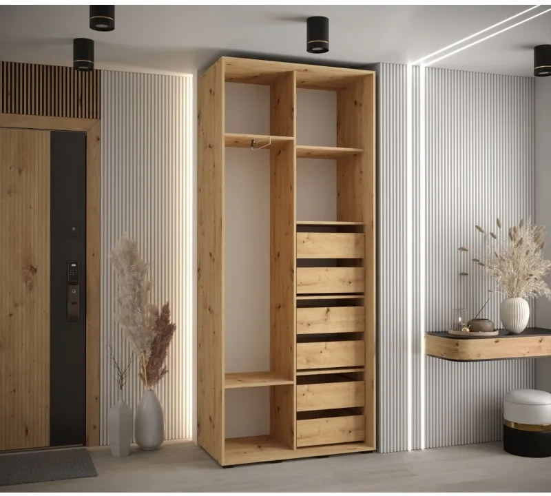 Skriňa s posuvnými dverami Davos 1 110 cm 45 cm hĺbky — 6