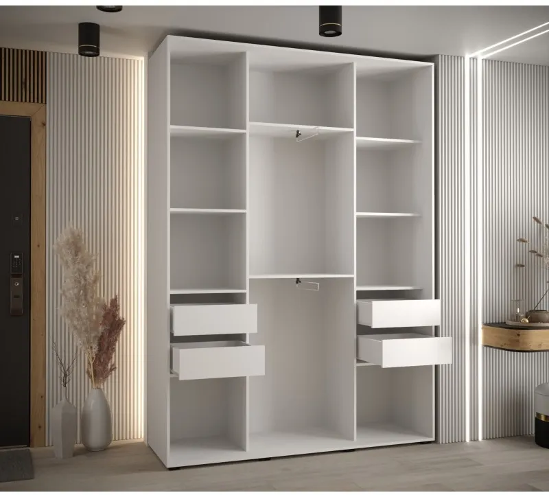 Skriňa s posuvnými dverami Davos 2 160 cm 45 cm hĺbky — 3
