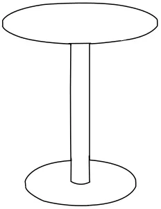 Odkladací stolík Ø40 Oscar — 5