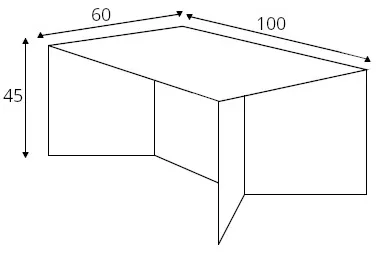 Odkladací stolík 100x60 Oli Metal — 5
