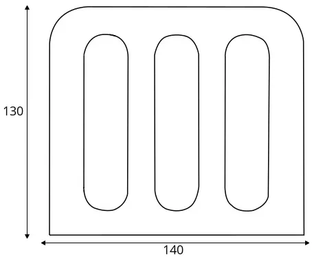 Čelo postele 140 Bisquit — 4