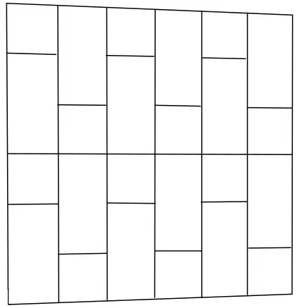 Čalúnená panelová zostava Quadratta 180x180 cm — 6