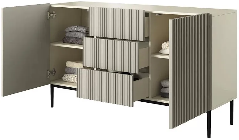 Komoda Nicole 150 s tromi zásuvkami — 6