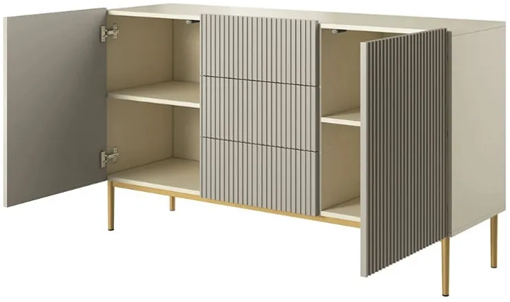 Komoda Nicole 150 s tromi zásuvkami — 3