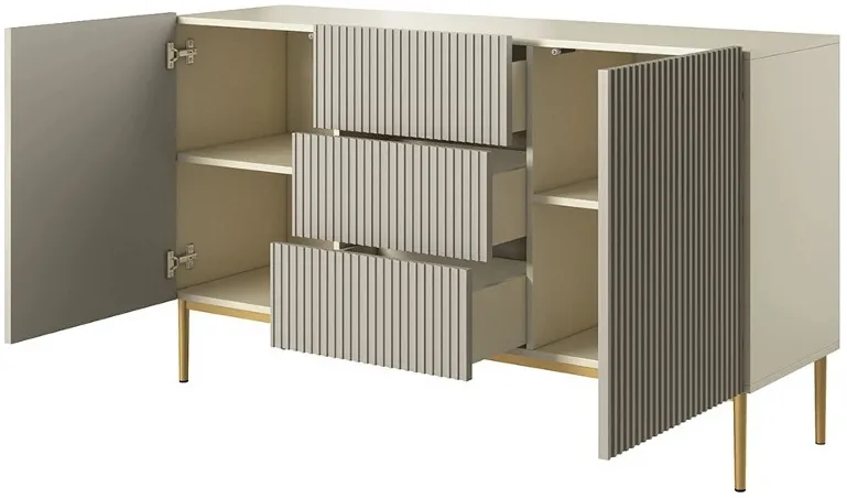 Komoda Nicole 150 s tromi zásuvkami — 5