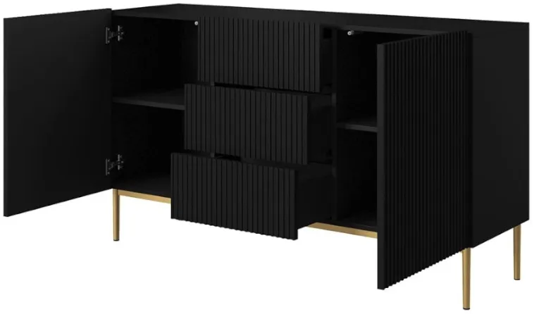 Komoda Nicole 150 s tromi zásuvkami — 5