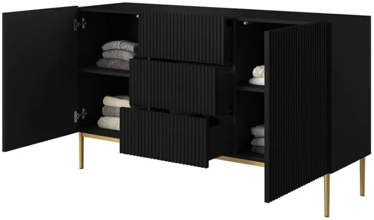Komoda Nicole 150 s tromi zásuvkami — 6