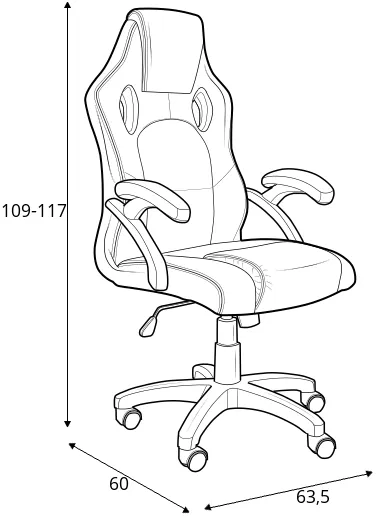 Otočné kreslo Dynamiq V7 — 4