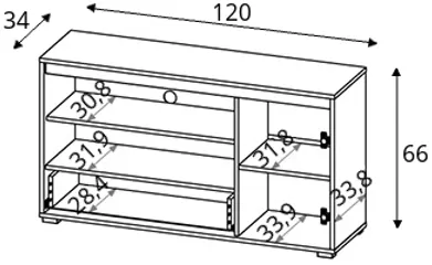 TV stolík Avo — 5