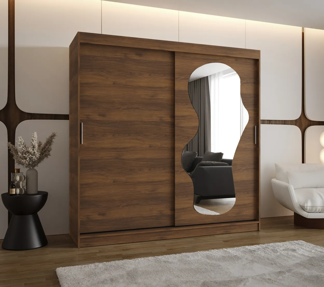 Šatní skříň s posuvnými dveřmi Ultra 200 cm — 2