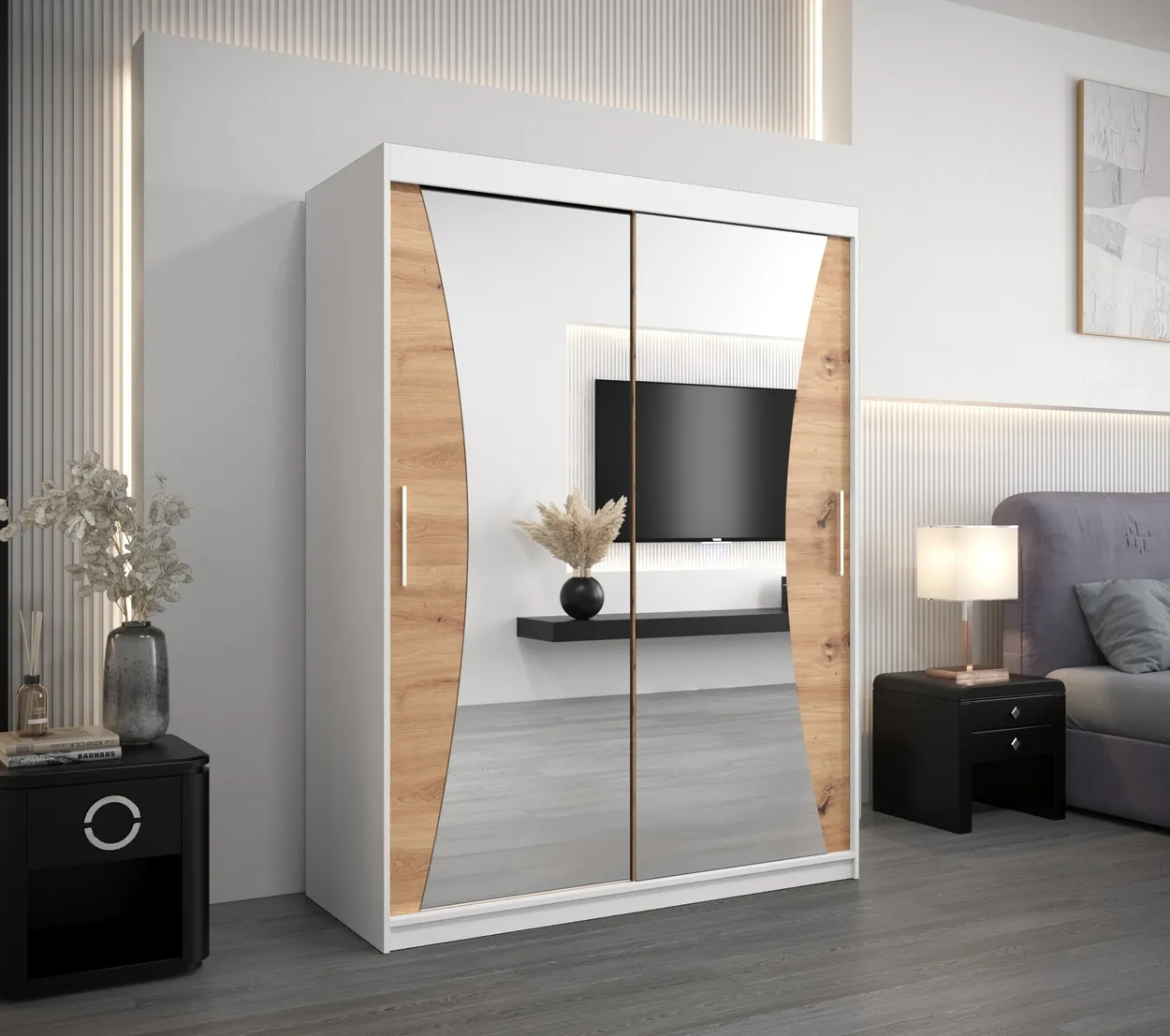 Skriňa s posuvnými dverami Monaco 150 cm — 2
